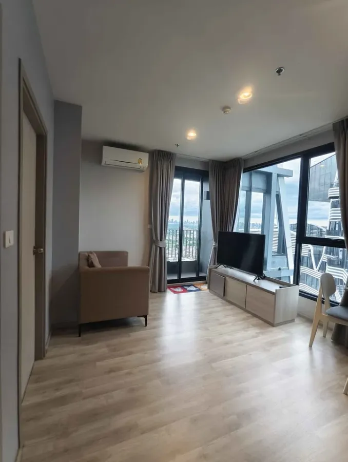 ให้เช่า Ideo Mobi Sukhumvit East Point ห้องหัวมุม โปร่งเปิดโล่ง ชั้นที่ 30 วิวเมือง รถไฟฟ้า โค้งน้ำเจ้าพระยา จองเลย