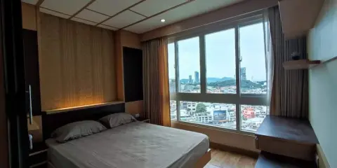 ให้เช่า Ladda Condoview ห้องแต่งสวยคุมโทน บิ้วอินหัวเตียงอย่างดี เฟอร์ครบครัน วิวสวย จองเลย