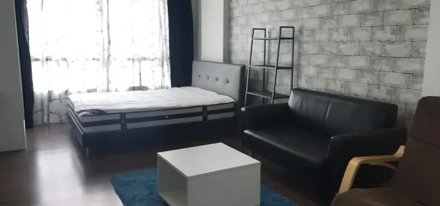 ขาย ให้เช่า ดี คอนโด สาธุประดิษฐ์ 49 ห้องสตูดิโอ ตกแต่งวอลเปเปอร์ วิวสะพานภูมิพล จองด่วนๆ images