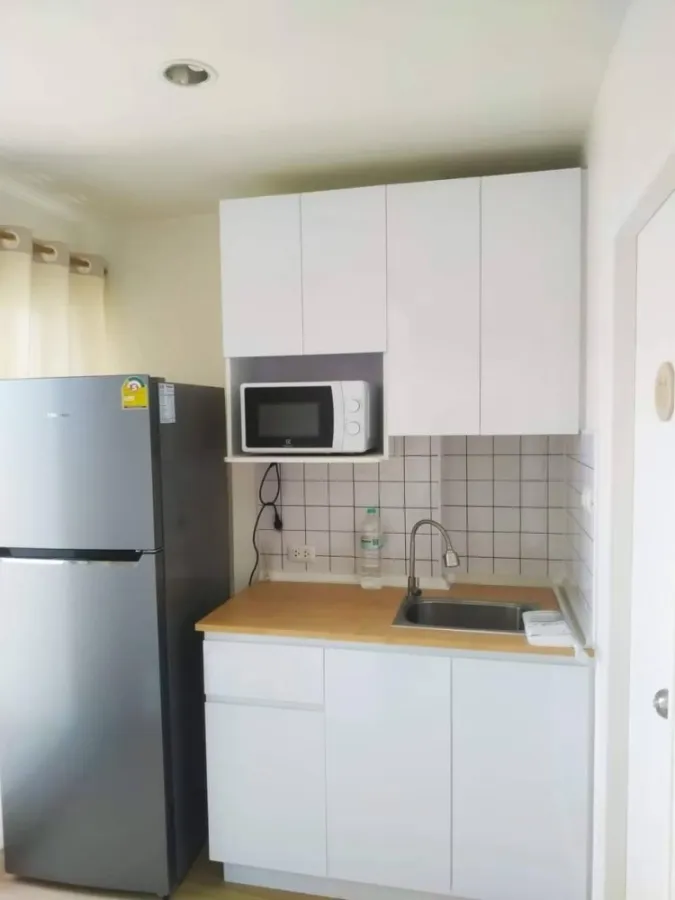 For rent, Lumpini Ville On Nut - Phatthanakan, top floor, quiet, good weather, fully furnished, ready to move in.