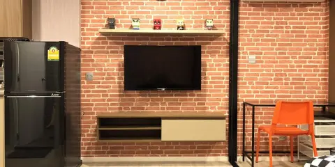 Loft Style ..โดดเด่นกว่าใคร ห้อง 1 Bed ใครชอบห้องสไตล์นี้รีบเลย สวยมากน่าอยู่ เฟอร์+ไฟฟ้าทุกอย่างใหม