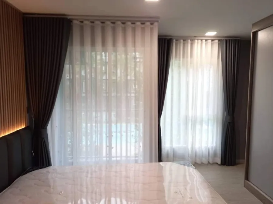 ให้เช่า เคฟ ทาวน์ ไอส์แลนด์ ชั้น 2 วิวสระ 1 bedroom spacial แต่งครบ พร้อมอยู่ จองเลยจ้า