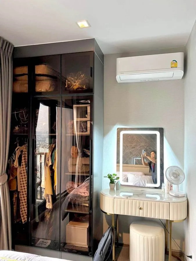 For rent The Politan Aqua ชั้นสูง วิวแม่น้ำสวยแจ่ม ห้องตกแต่ง Buit-In ครบชุด รีบจับจองก่อนพลาดจร้า