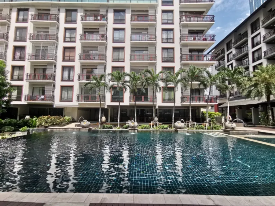 For rent!! Condo Amanta Ratchada, room number 3306, 3rd floor, building 3, fully furnished, just bring your bags and move in!!