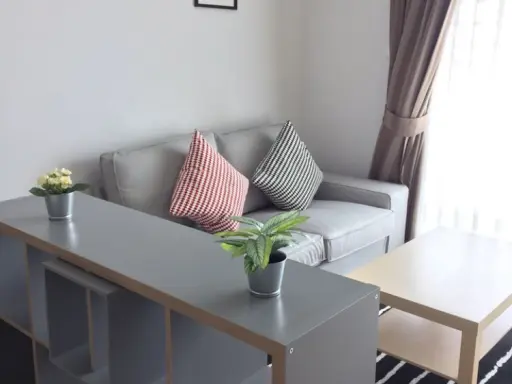 Condo for rent, Supalai River Resort, furnished room, ready to move in, view of the Krungthep Bridge, price is not strong, you need to reserve now