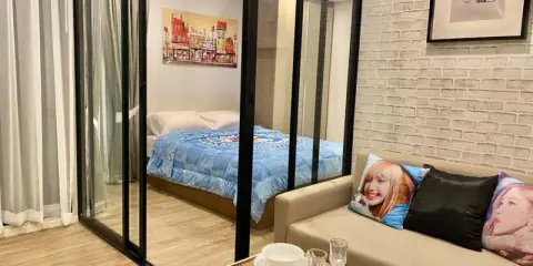 ปล่อยเช่า Kave Town Space ห้องน่าอยู่มาก ติดวอลสวยเวอร์ เฟอร์ครบ มาแต่ตัวเข้าอยู่ได้เลย ให้ไว ช้าอด