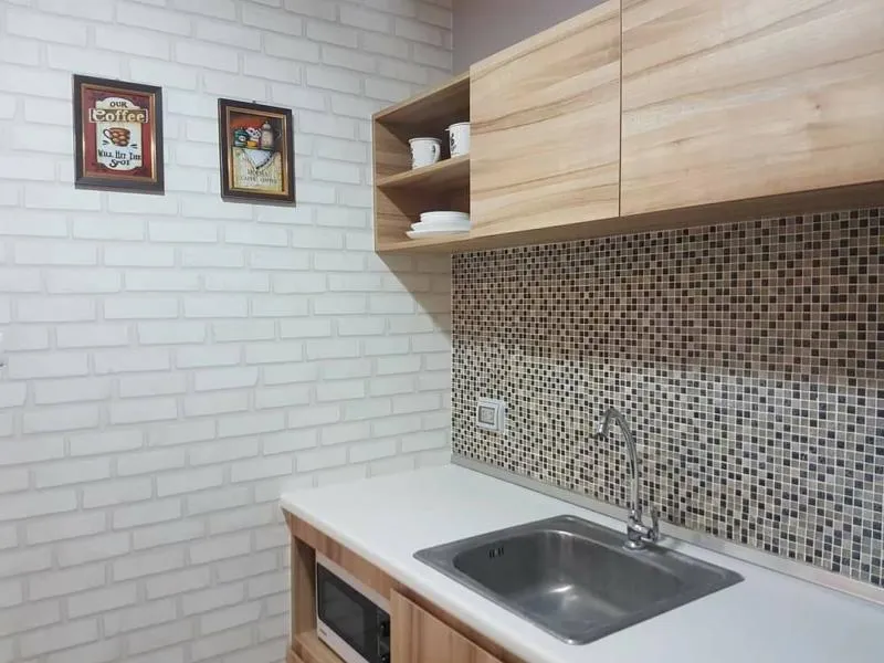 For rent, Happy Condo, Don Mueang, The Terminal, beautiful room, affordable price, ready to be furnished, finish here, don't think too much, hurry.