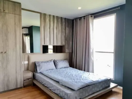 For rent, Lumpini Place Bangna Km.3, beautiful room, beautiful decoration, can't miss it.