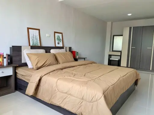 For rent urgently!! Condo The Parkland Bangna, 8th floor, Building B, fully furnished, ready to move in. Hurry up to reserve!!