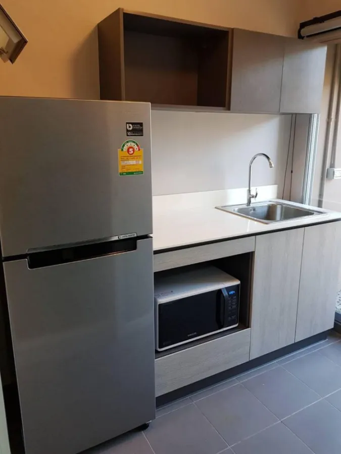 For rent, D Condo Campus Kamphaeng Saen, ready to move in, friendly price, convenient to travel, can't miss it.