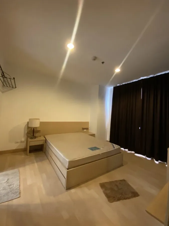 For rent: Rhythm Ratchada, 16th floor, great view facing the front of the condo, fully furnished, ready to move in.