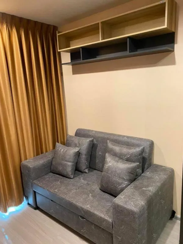 For rent, Life Ladprao, 1 bedroom, 1 bathroom, new furniture, full set, great view, book now, you will regret it.