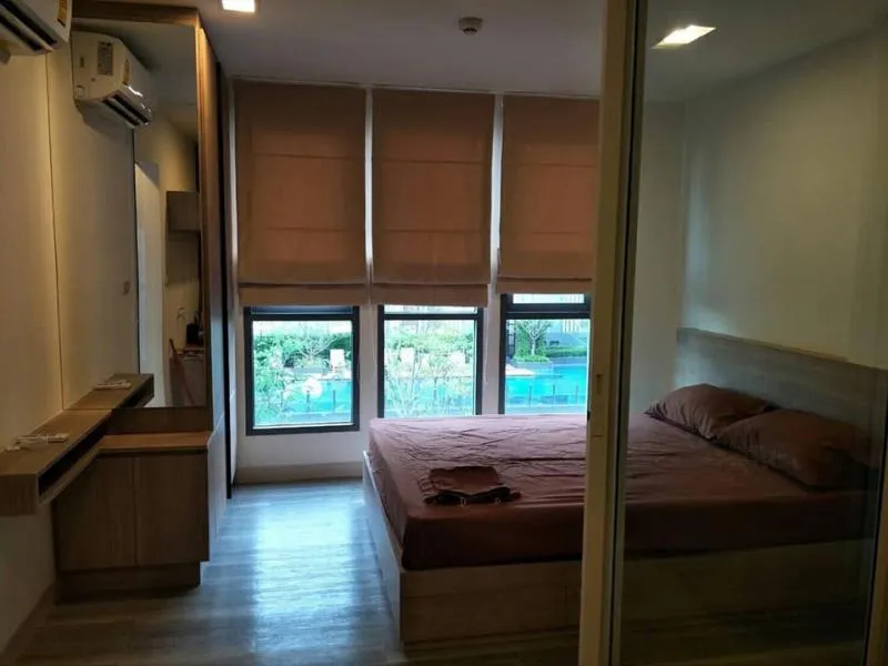 Condo for rent, Monique Sukhumvit 64, near the train, convenient transportation, ready to move in, do not miss