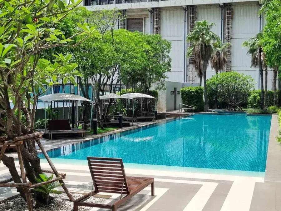 ขาย ให้เช่า คอนโด Q house Sukhumvit 79 ห้องพร้อมอยู่ ครบจบที่เดียว ลากกระเป๋าเข้าอยู่ได้เลย