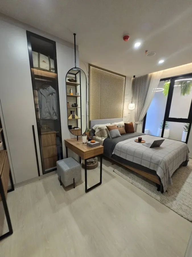 Selling down payment NUE RIVEREST Ratburana, 23rd floor, river view, good project, worth living, reserve now, urgently.