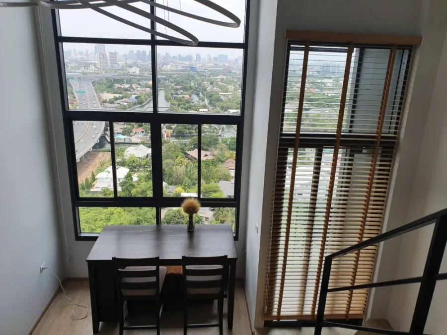 For sale, for rent, Condo Ideo New Rama 9, Duplex room, affordable price, come and reserve today, don't miss out.