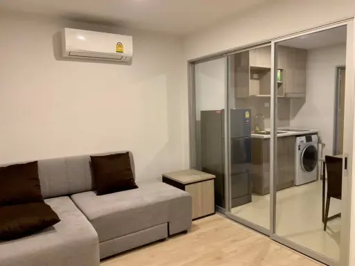 สวยเรียบง่าย ให้เช่าห้องเอลลิโอ เดล มอสส์ 1 bed ตึก B ชั้น 4 สบายๆ สนใจ รีบติดต่อเลย