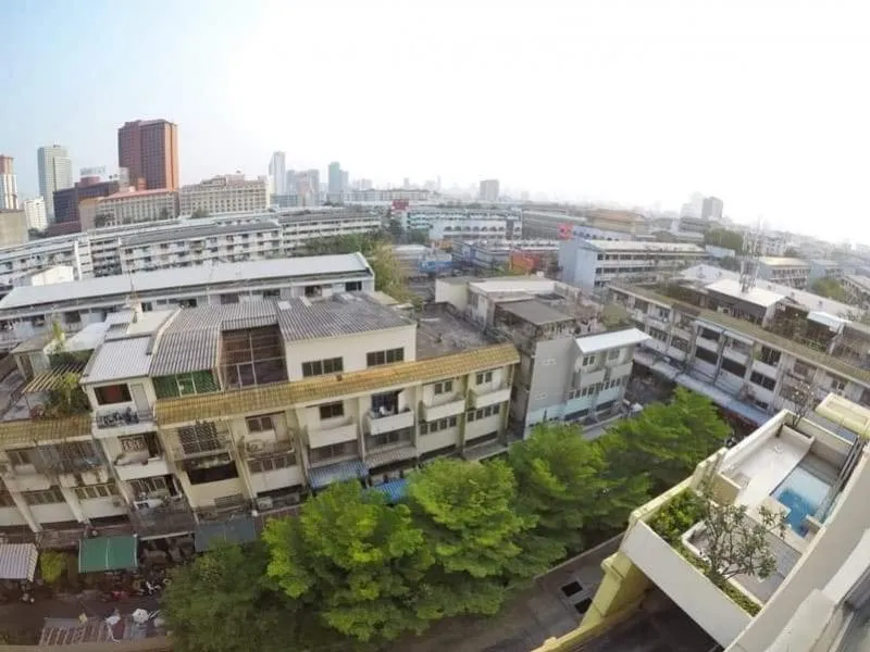Condo for rent, The Niche Huai Khwang, meets all lifestyles, near both eating places, tourist attractions, shopping areas