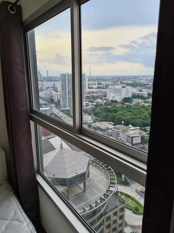 Sold The Trust Condo Ngamwongwan, 1 bedroom, fully furnished, nice to move in, 27th floor, very beautiful view, good like this, buy it now