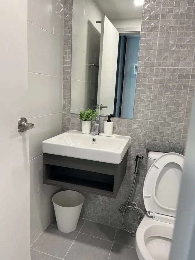 Condo for rent, Cave Embrio Rangsit, clearly separated rooms, perfectly divided into zones. I must say that you must book now.