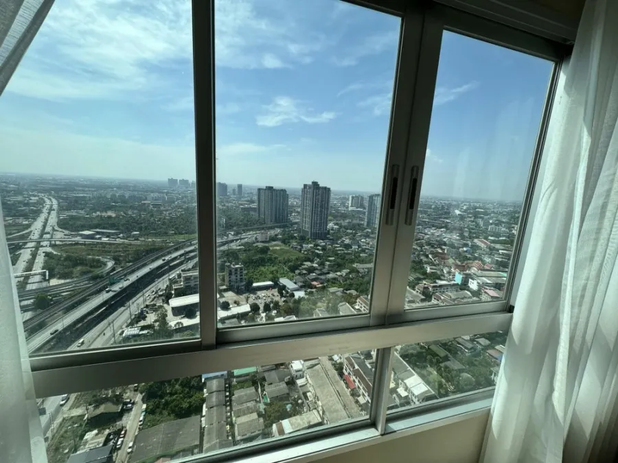 Condo for rent, Elio Sathorn-Wutthakat, studio room, 36th floor, city view, decorated in minimalist style, don't wait.