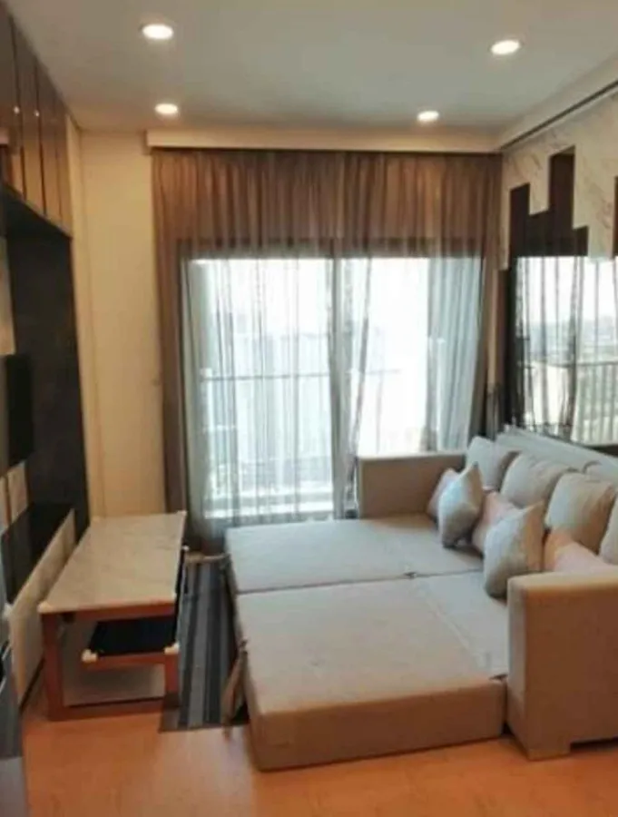For rent!! Condo The Tree Sukhumvit 71-Ekkamai 28th floor Fully furnished, bring your bags and move in immediately Book now!!
