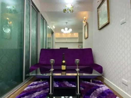For rent!! Condo A Space Me Bangna, ready to move in, 6th floor, corner room, fully furnished, ready to move in. Don't miss it!!