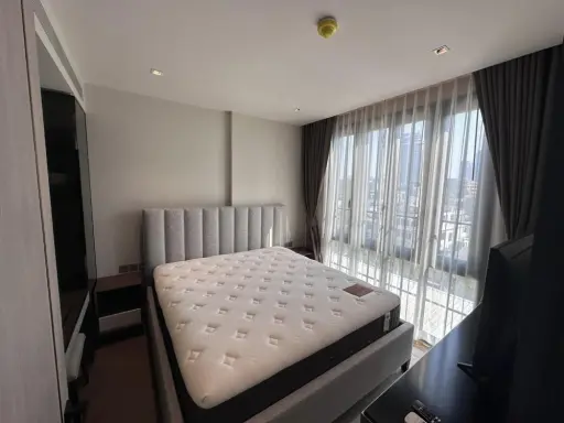 Condo for sale and rent, The Reserve Sukhumvit 61, 5th floor, corner room with privacy Complete in one place, buy now.