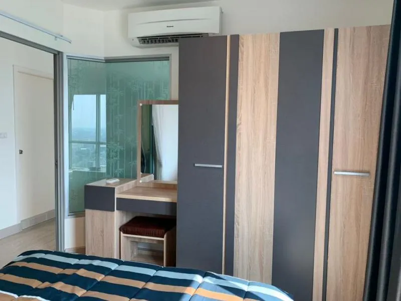 For Rent Aspire Ngamwongwan ห้องอยู่ชั้นสูง ลมดีไม่ร้อน ได้นอนดูวิวสวยๆ ไม่จองแล้วจะเสียใจ