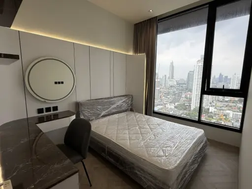 ให้เช่า Chapter Charoennakhon-Riverside แต่ง Built-in ทั้งห้อง สไตล์ Modern Luxury ดีไซน์เรียบหรู โปร่ง โล่ง อยู่สบาย