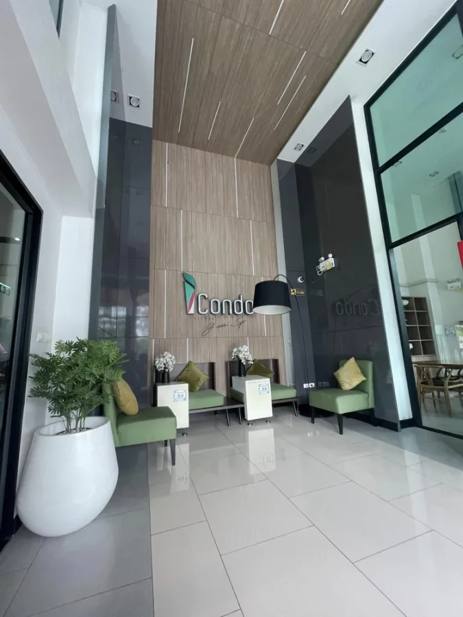 SALE : I Condo Serithai Green Space, garden view, separated room. both comfortable If you can't make a reservation, hurry up.