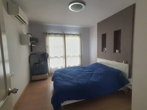 For sale: The Kith Chaengwattana, 6th floor, complete with furniture and electrical appliances. Book now, hurry.