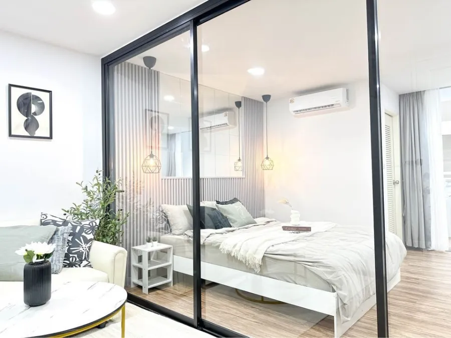 For sale: Ratchada City 18, beautiful room, fully furnished! Good location, great price! Don't miss it!