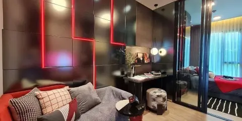 ขายดาวน์ พลัม คอนโด นิวเวสต์ บางใหญ่ ห้องวิวดี เห็นวิว Ikea เซ็นทรัลเวสเกต อยู่ชั้น 9 เฟอร์นิเจอร์พร้อมอยู่ จองเลย