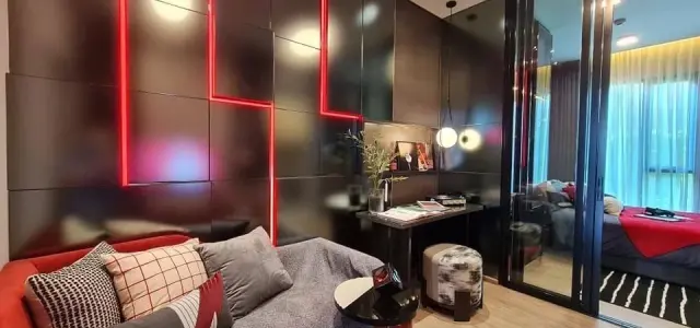 ขายดาวน์ พลัม คอนโด นิวเวสต์ บางใหญ่ ห้องวิวดี เห็นวิว Ikea เซ็นทรัลเวสเกต อยู่ชั้น 9 เฟอร์นิเจอร์พร้อมอยู่ จองเลย images