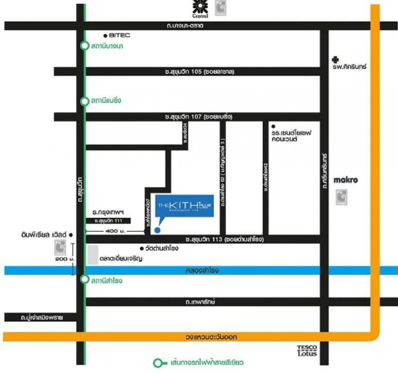 Condo for rent, The Kith Plus Sukhumvit 113, 6th floor, corner room, can move in