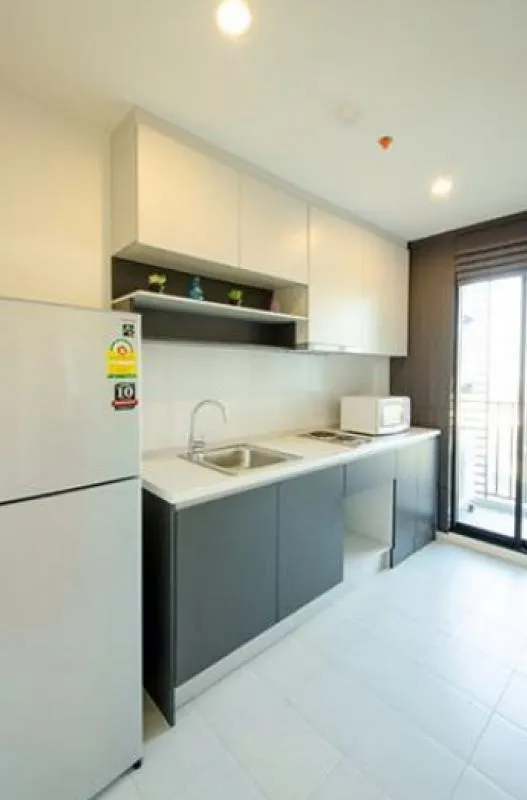 For rent, The BASE Chaengwattana, beautiful room, best view, 2 bedrooms, fully furnished, very livable, book now, if you are slow, you will not be satisfied.