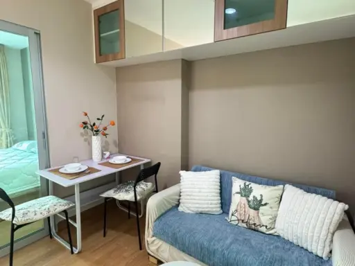 For sale, for rent, Condo The Aspire Rama 4, 19th floor, good view, ready to move in, convenient transportation, don't miss it!