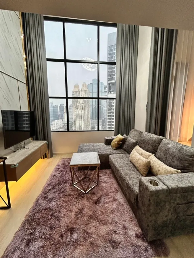 ให้เช่า KnightsBridge Prime Sathorn ห้องแต่งสวยคุมโทนสุดปัง บิ้วอินเฟอร์นิเจอร์อย่างดี วิวสวย จองด่วน