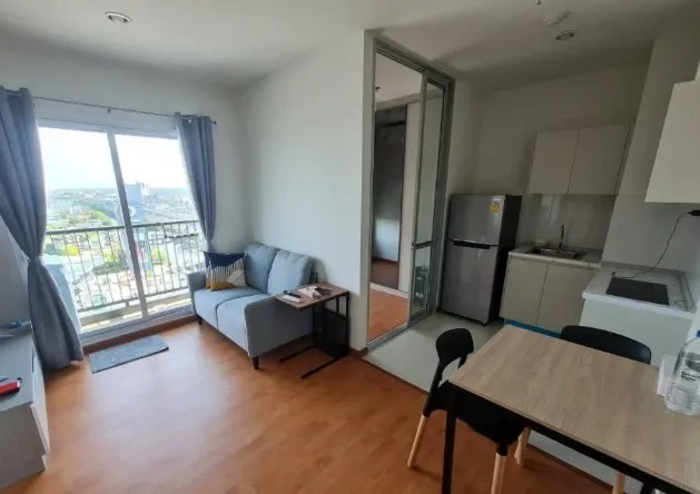 Selling a fully furnished unit at The President Sukhumvit-Samutprakan, 14th floor. Book now! Limited availability.