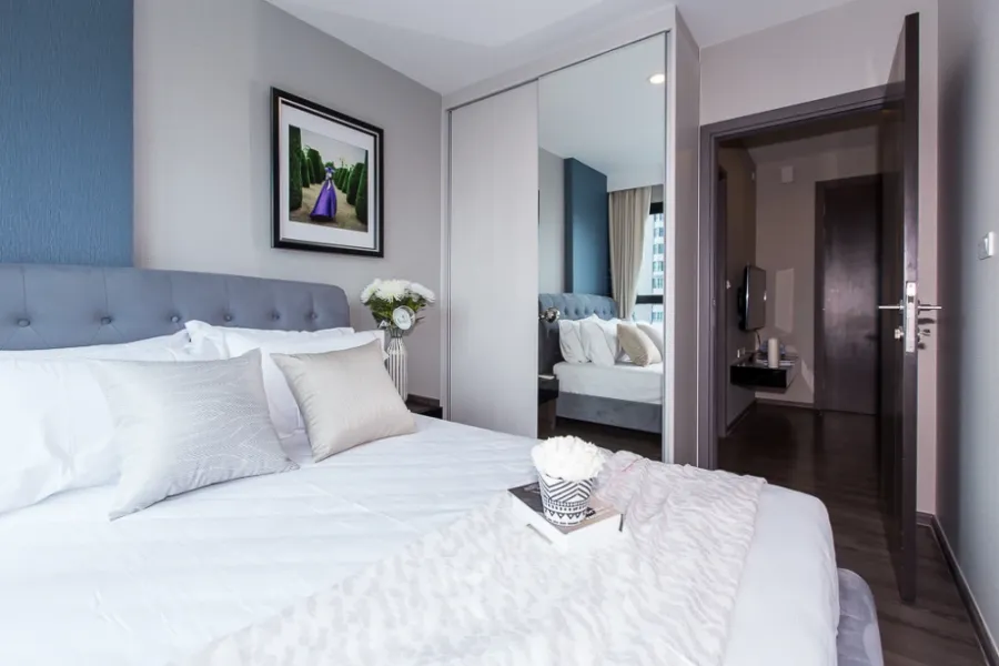For sale or rent: The Base Park East, 12A floor, pool view, beautifully decorated, fully furnished with appliances. Don't miss out!