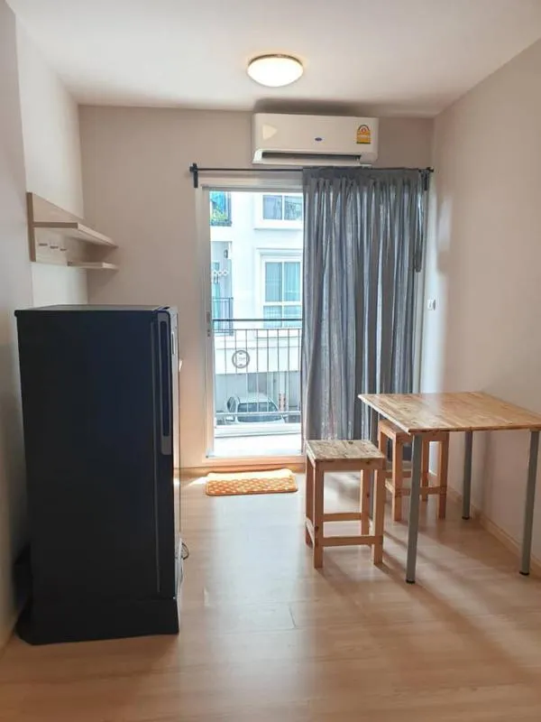 หิ้วกระเป๋ามาเข้าอยู่ได้เลยจ้า Plum Condo Chaengwattana Station For rent Full furnished built-in