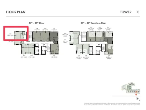 Selling down payment for COBE Ratchada Rama 9, a lovely unit on the 26th floor in a prime location. Fully furnished. Book now!
