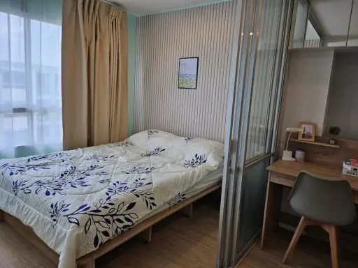 For sale, Lumpini Ville On Nut 46, fully furnished room, very inviting, very good price, but you can move in.