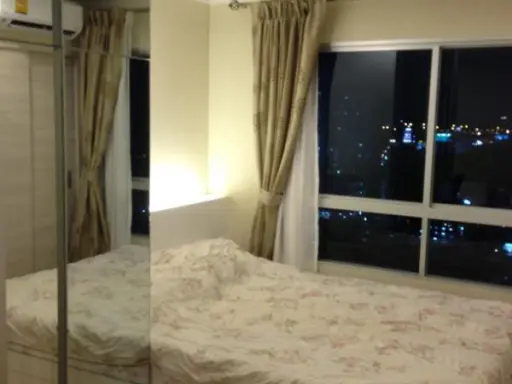 For rent, Lumpini Park Rama 9-Ratchada, beautiful room decoration, modern premium decoration, stick wallpaper for the whole room.