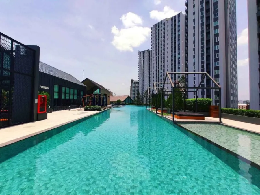 Sell / rent Condo Chapter One Eco Ratchada-Huay Kwang Studio 1 bath, fully furnished, electrical appliances.