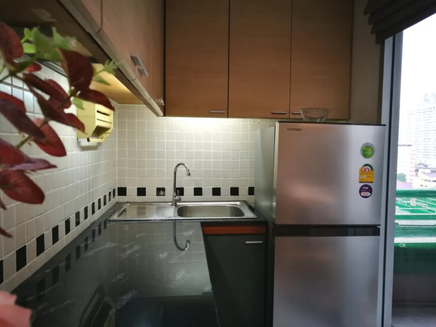 Condo for rent, Baan Kasemsan 1, complete electrical appliances, convenient to travel, do not miss
