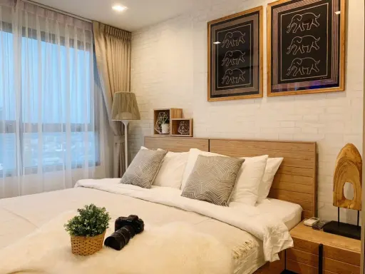 For sale, for rent!! Condo Ideo Sukhumvit 93, 26th floor, beautiful room, fully furnished, hurry and reserve now!!