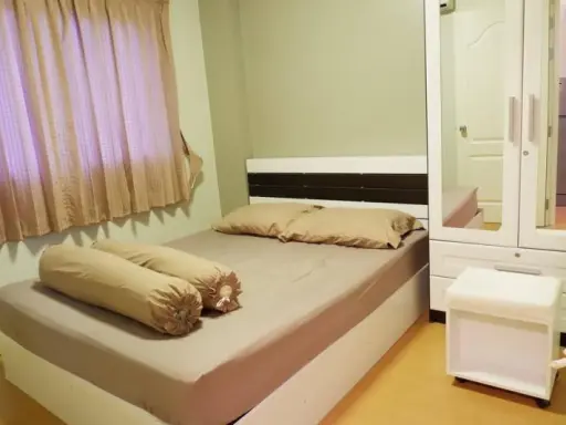 For rent Lumpini Condo Town Rattanathibet furniture + electrical appliances. Ready to move in. Book now.
