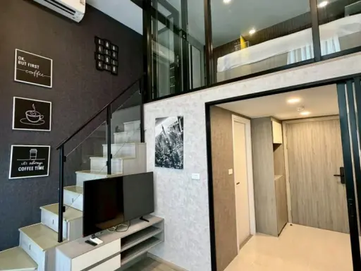 For rent: Origin Plug & Play Nonthaburi Station, 14th floor, fully furnished and ready to move in. Book now! Don't wait!